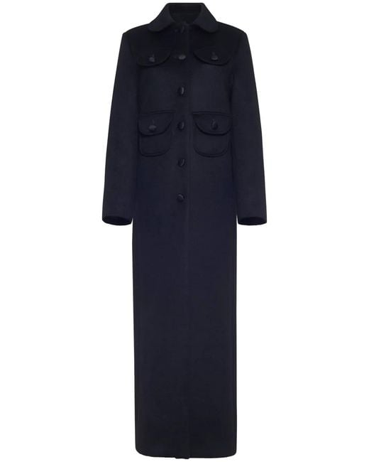Adam Lippes Blue Wheatleigh Coat