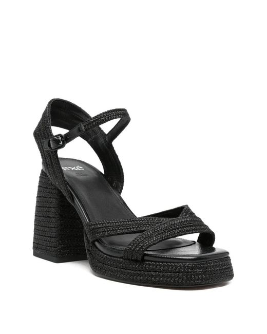 Exe' Black Havana Platform Sandals