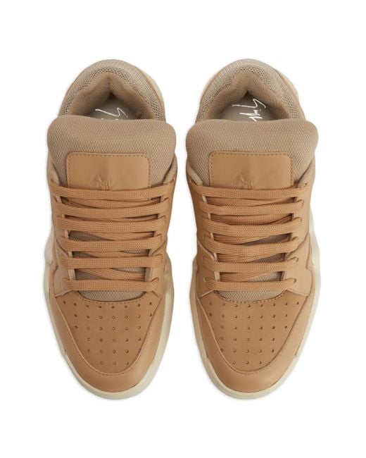 Giuseppe Zanotti Brown Talon Mid-Top Sneakers