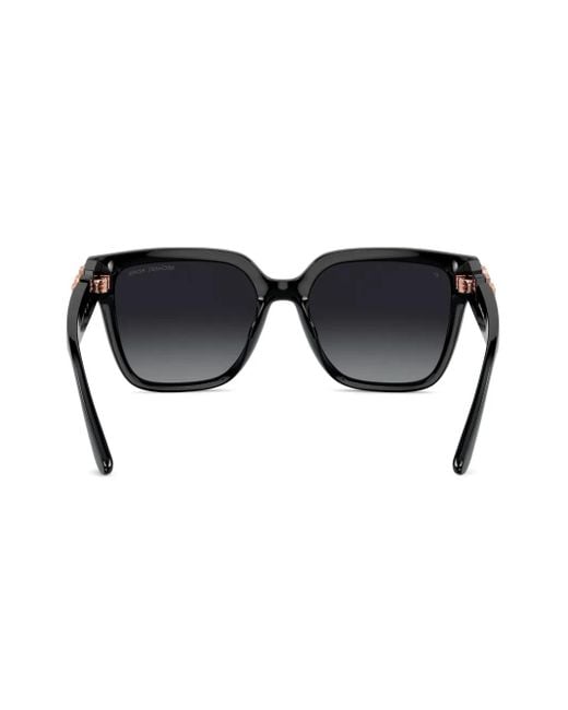 Michael Kors Black Karlie Square-Frame Sunglasses
