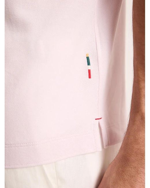 Orlebar Brown Pink Bruno Piqué Polo Shirt for men