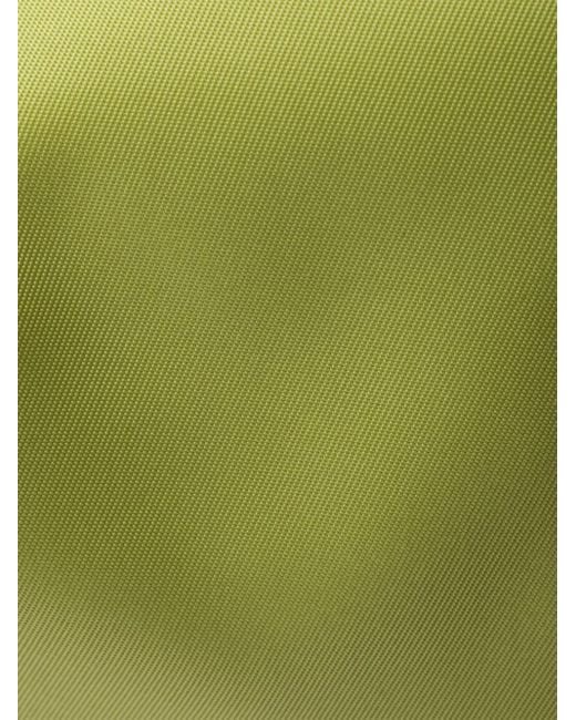 Prada Green Re-Nylon Schultertasche Mit Reißverschluss