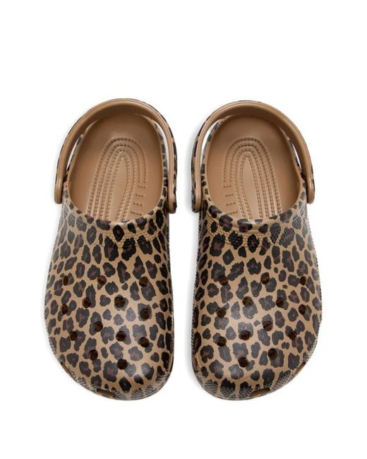 CROCSTM Multicolor Chaussons À Motif Léopard