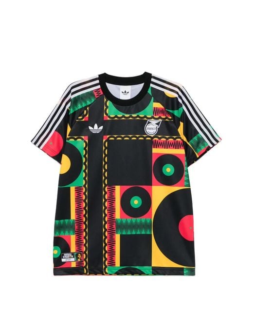 Adidas Green T-Shirt Crew Neck for men