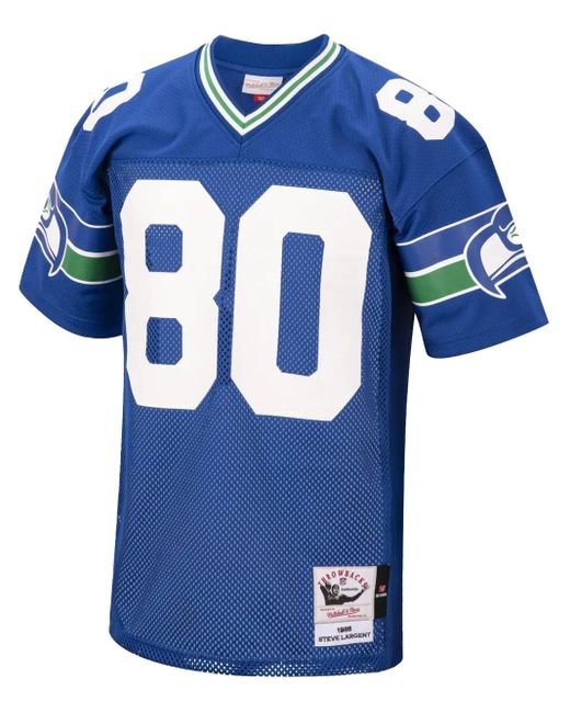 Mitchell & Ness Blue 1985 Steve Largent Authentic "Seattle Seahawks" Jersey for men