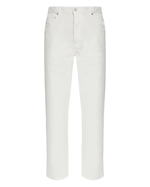 Balenciaga White Straight-Leg Jeans