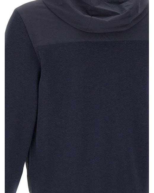Colmar Blue Drawstring Hooded Jacket for men