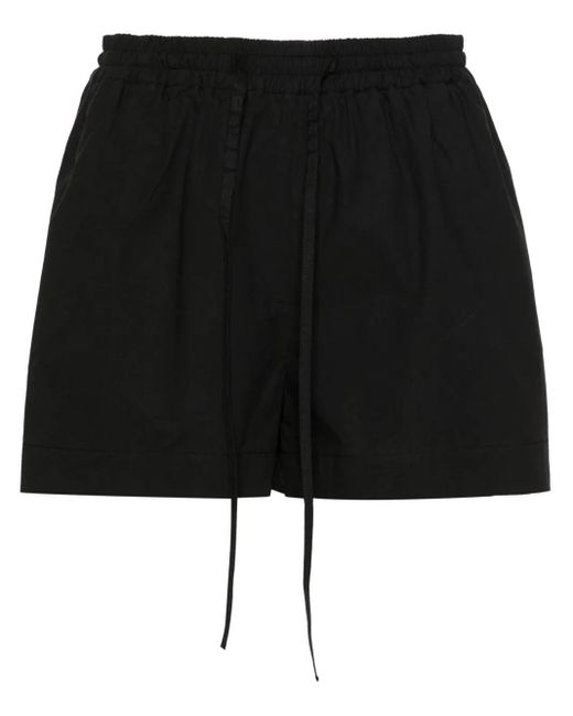 Matteau Black Shorts Aus Bio-Baumwolle