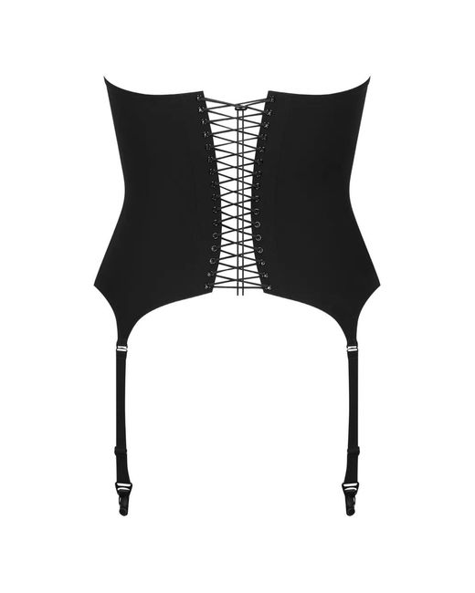 Maison Close Black Nuit Infinie Suspenders-Detail Top