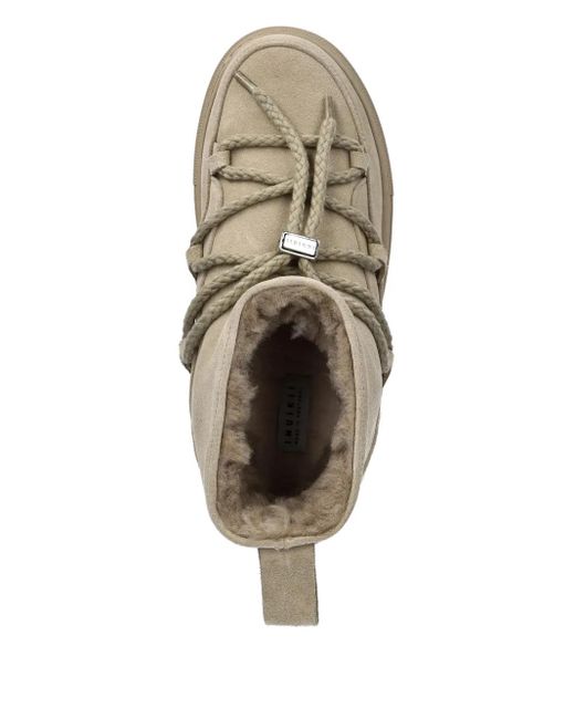 Inuikii Brown Lace-Up Ankle Boots