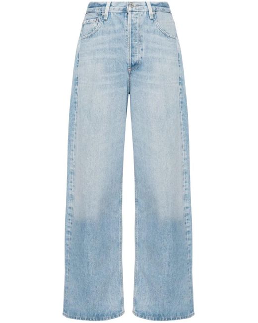 Citizens of Humanity Blue Ayla Recycled-Cotton Jeans