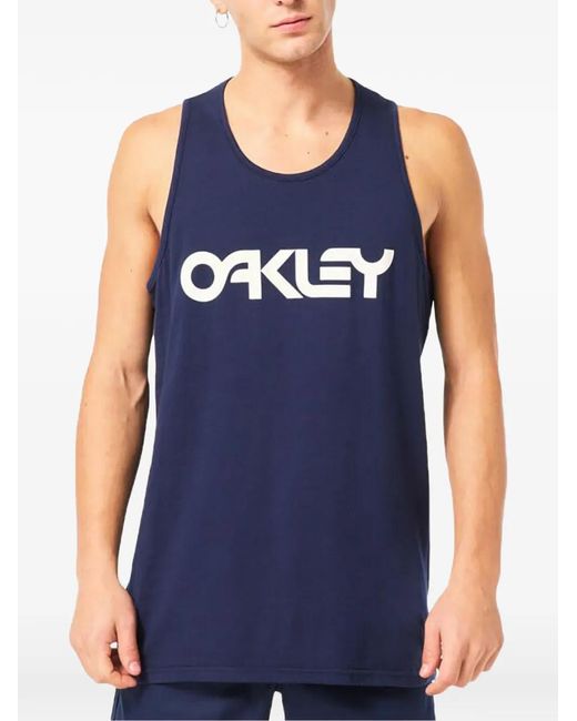 Oakley Blue Mark 3 Logo-Print Tank Top for men