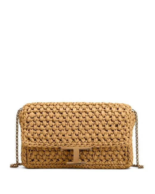 Borsa A Tracolla Mini di Tod's in Metallic