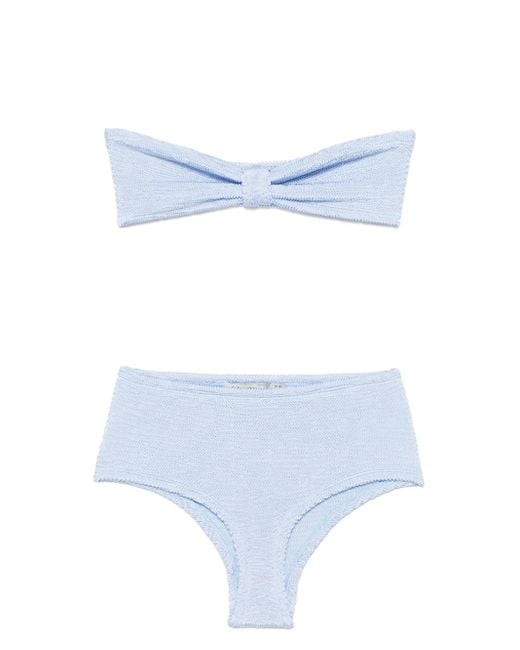 Paramidonna Blue Seersucker Bikini