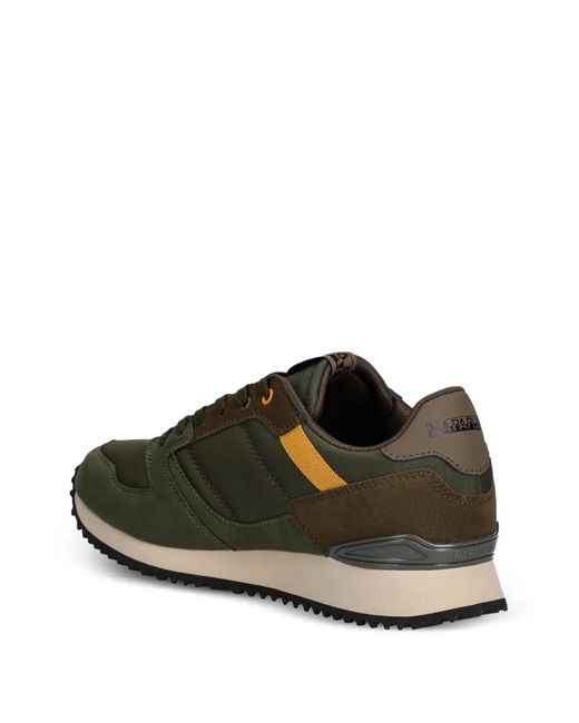 Napapijri Green Cosmos Bollo Low-Top Sneakers for men