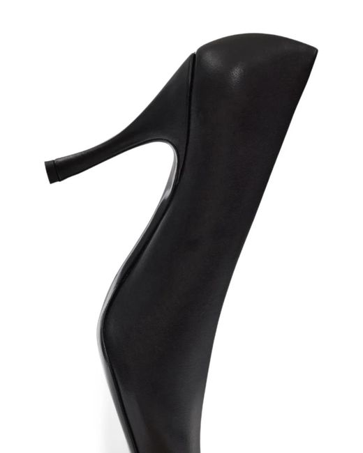 Loulou de Saison Black Aubrey Pointed-Toe Pumps
