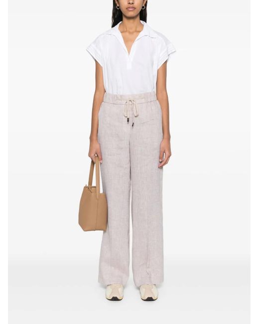 Peserico White Relaxed Fit Shirt