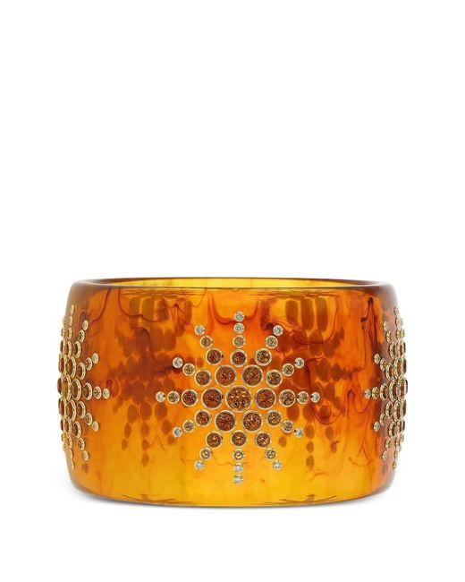 Mark Davis Orange Citrine And Diamond Bracelet