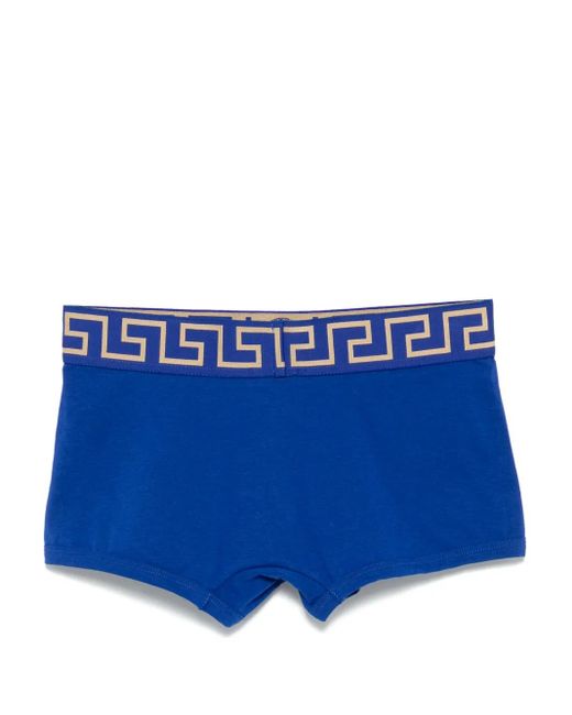 Versace Blue Cotton-Jersey Boxers for men