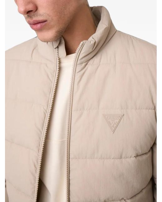 Guess Natural Quilted Jacket for men