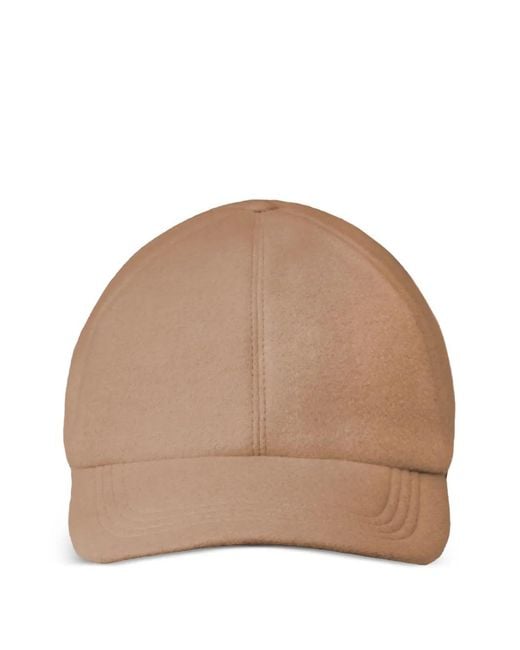 Moorer Natural Robinsons Panelled Baseball Cap for men