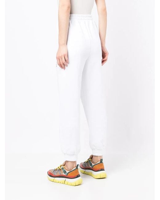 Philosophy Di Lorenzo Serafini White Logo-Print Track Pants