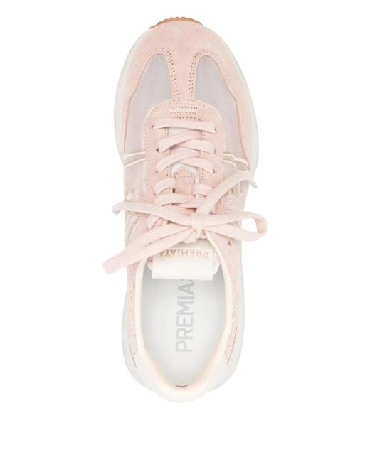 Premiata White Cassie 7472 Sneakers