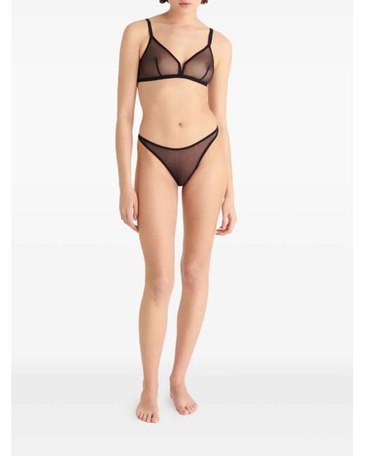 Eres Black Providence Triangle Bra