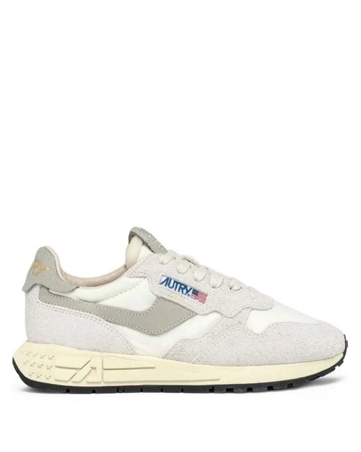 Autry White Laces Leather Trainers for men