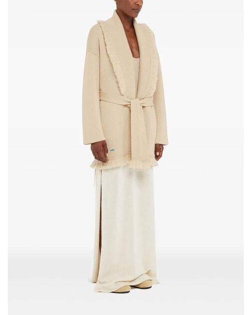 Alanui Natural Finest Single-Breasted Coat