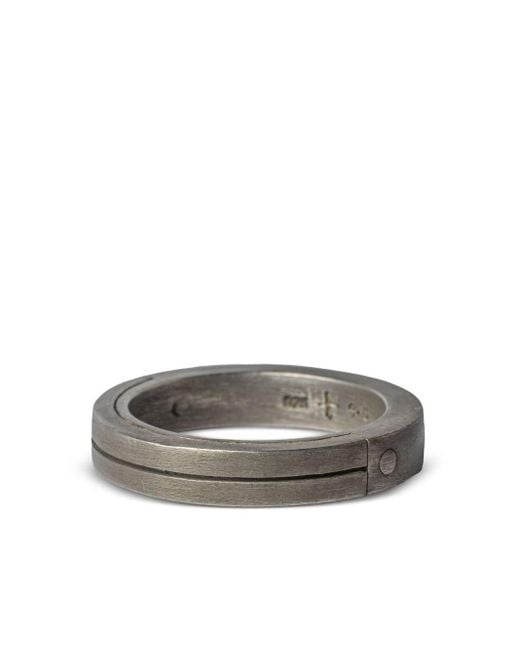 Parts Of 4 Gray Sistema Sterling-silver Ring