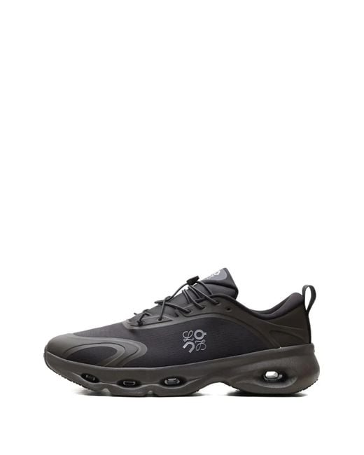 On Shoes Black X Loewe Cloudsolo Low-Top Sneakers for men