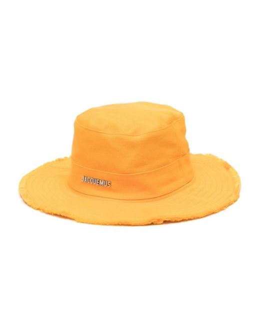 Cappello bucket le bob artichaut in cotone di Jacquemus in Orange