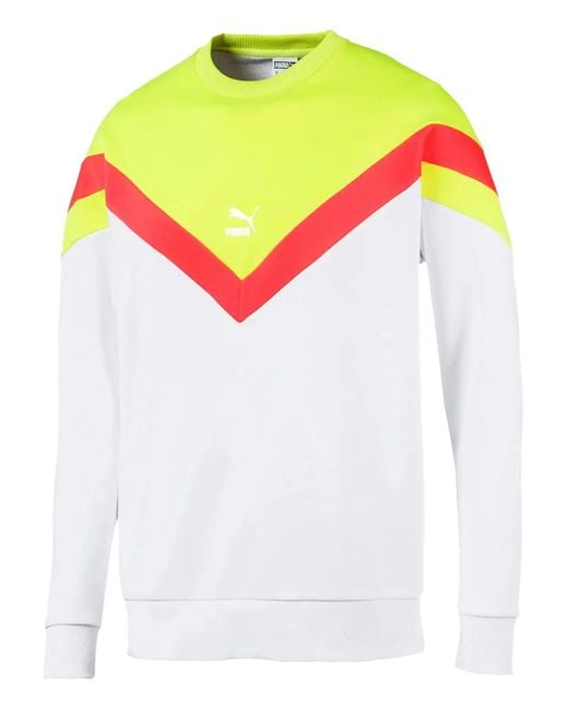 メンズ PUMA Iconic Mcs Sweatshirt White