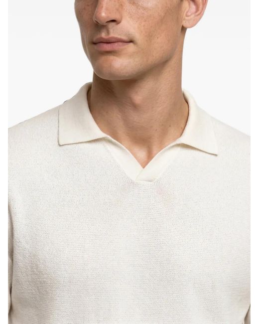 Orlebar Brown White Bresson Cashmere Sweater for men