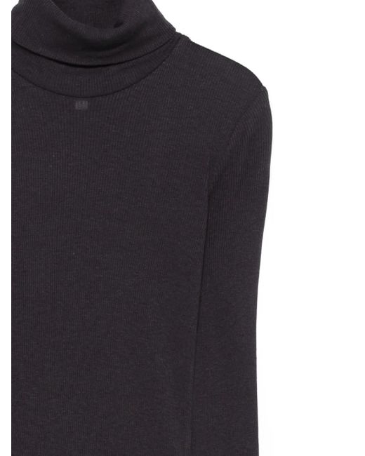 Samsøe & Samsøe Blue Roll-Neck Knitted Top