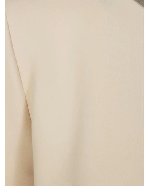 P.A.R.O.S.H. Natural Cady Blouse