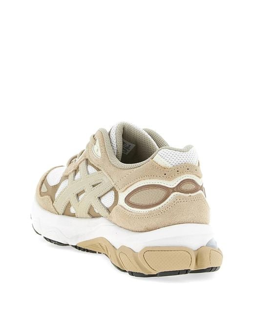 Asics White Gel-Nyc 2.0 Suede-Panelled Sneakers