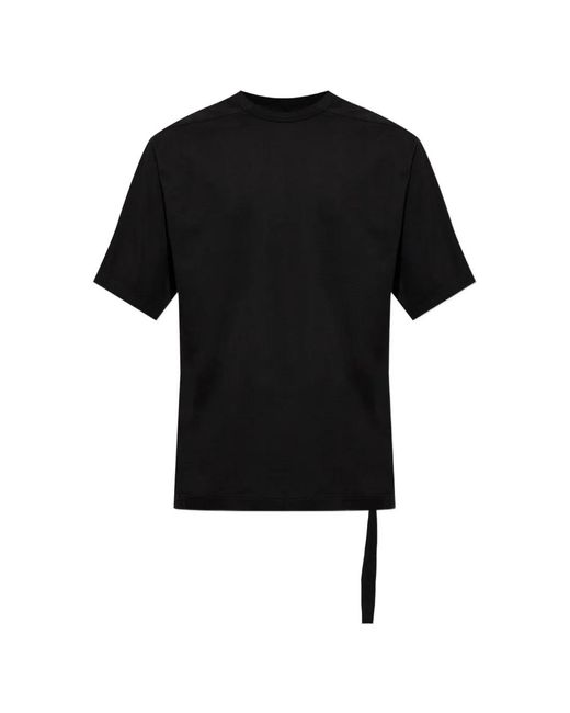 Rick Owens Black Brad T Decorative-Stripe T-Shirt for men