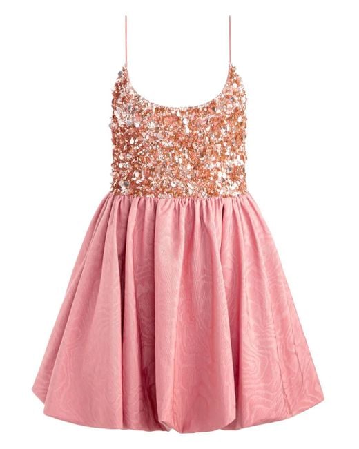 Alice + Olivia Nessa Jurk in het Red