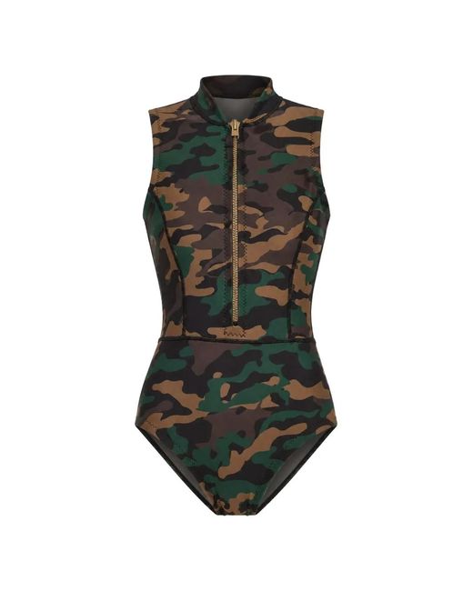 Cynthia Rowley Black Carve Sleeveless Wetsuit