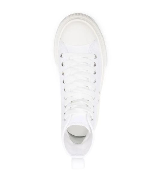 Sneakers Alte Con Plateau di DSquared² in White