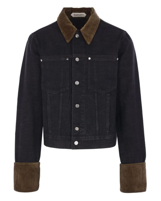 NAMACHEKO Black Allenby Denim Jacket for men