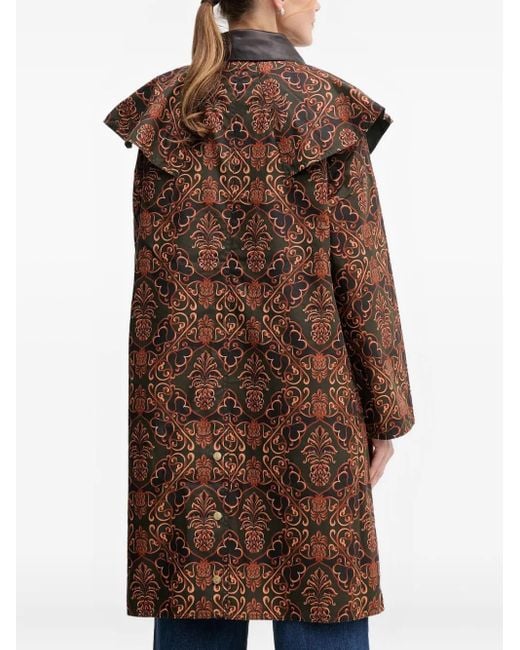 Barbour Brown X Farm Rio Luana Coat