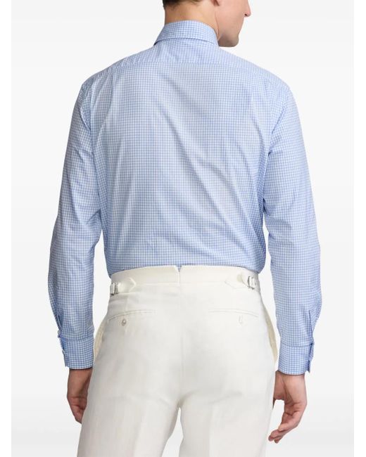 メンズ Ralph Lauren チェック シャツ Blue