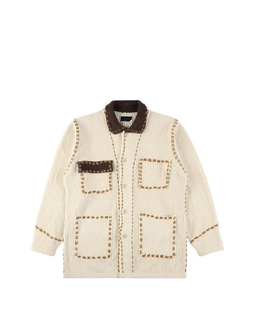 Phingerin Natural Pg1 Long-Sleeve Cardigan for men