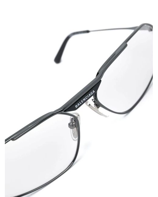 Balenciaga Brown Rectangle-Frame Glasses for men