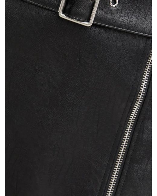 HUGO Mini-Rok Met Ceintuur En Rits in het Black