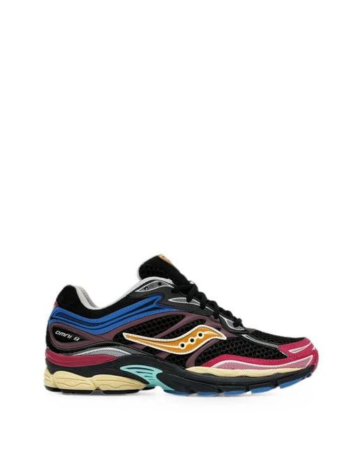 Saucony White Progrid Omni 9 Multi Panels Sneakers for men