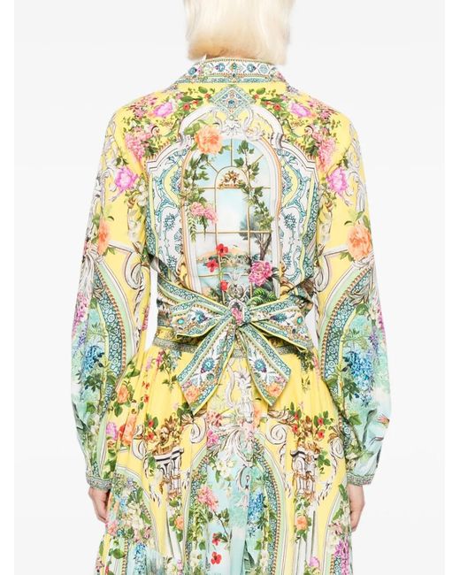Camilla Metallic Tales Of Topkapi Palace Tied Shirt